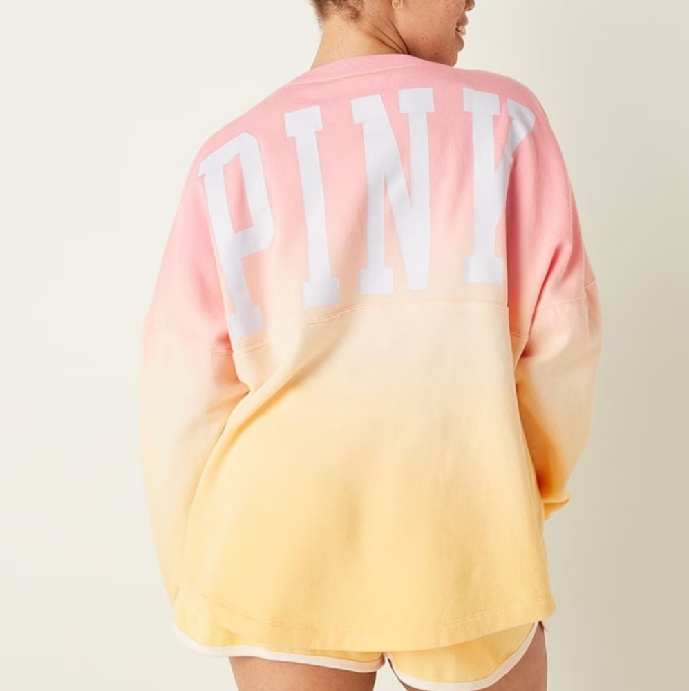 Victoria's Secret Pink Gradient Sweatshirt - Picture 3 of 8